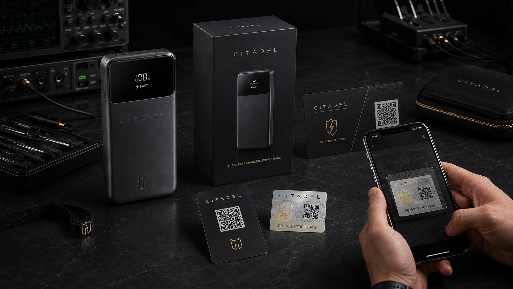 CITADEL product authenticity and identity verification