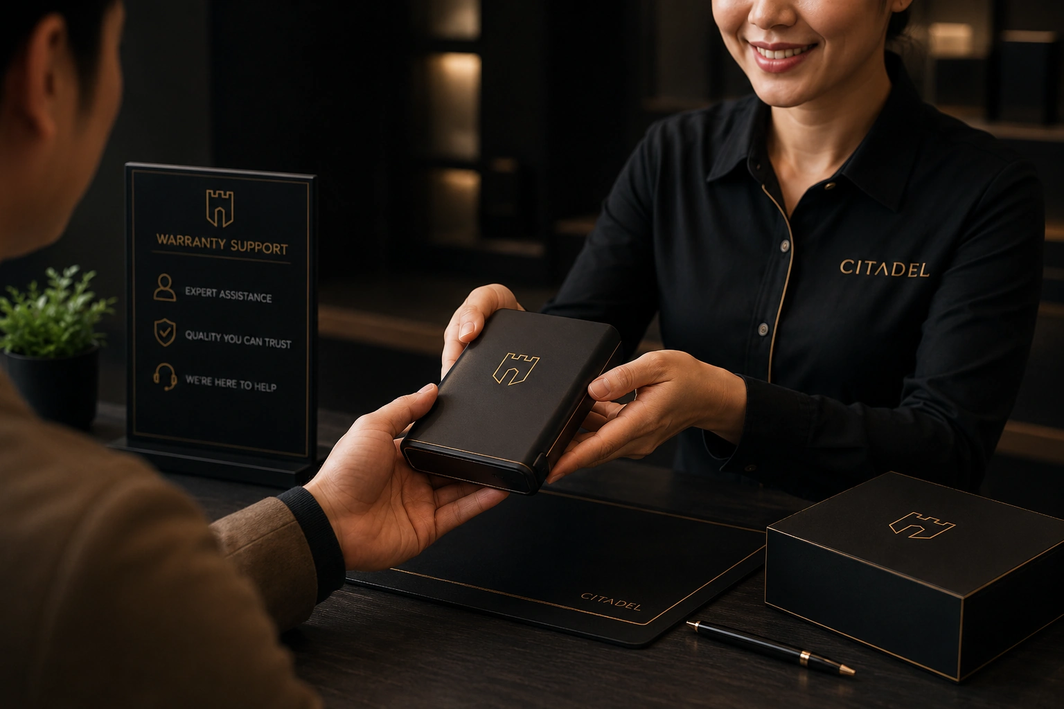 CITADEL customer receiving warranty and service support